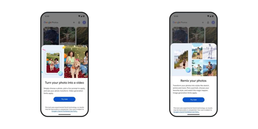 Google Photos pripravuje AI nastroj na prevod fotografii do videi Large